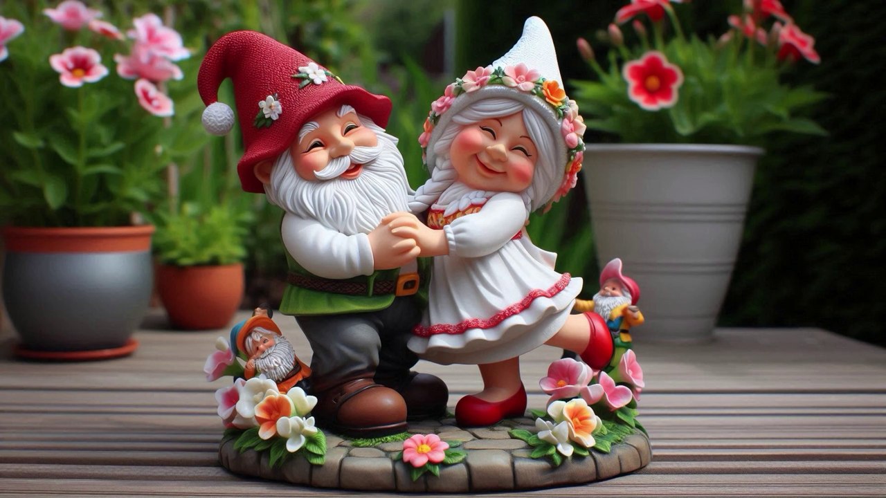 54 NAINS DE JARDIN DANSENT (pour piano) 🍄🎹🍄54 GARDEN GNOMES DANCE (for piano)