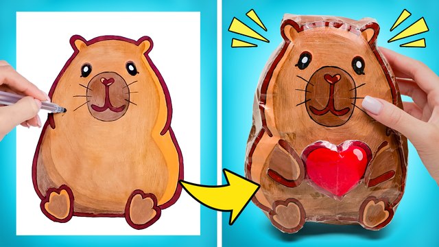 Fabriquez votre propre squishy Capybara ! 🧸 Faits amusants sur les animaux & Tutoriel super détaillé
