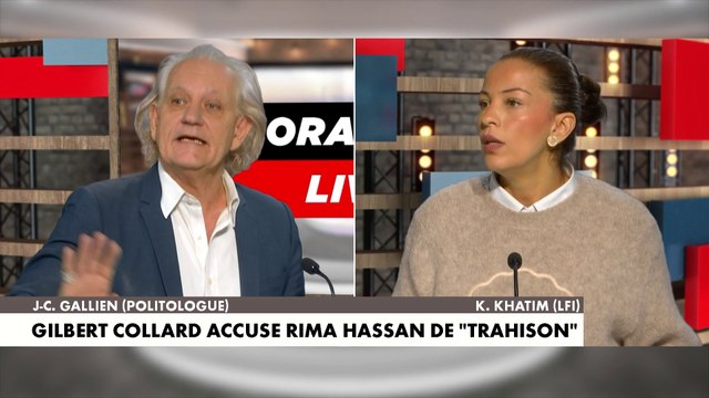Échange tendu entre Jean-Christophe Gallien et Karima Khatim sur Rima Hassan