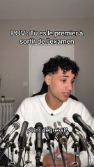 Les conférences de presse après les examens sont toujours douloureuses.