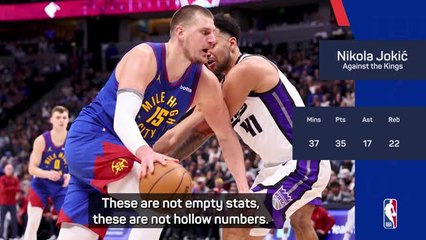 'Historical' - Malone on Jokic's fifth-straight triple-double