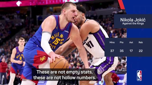 'Historical' - Malone on Jokic's fifth-straight triple-double