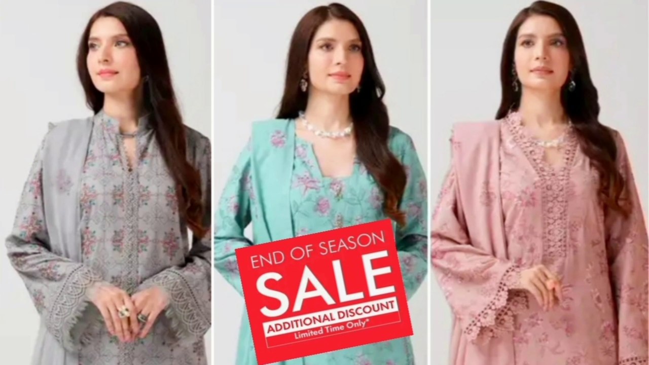 Bareeze end of season sale 2025 || Bareeze sale flat 50% off Bareeze || Bareeze sale today