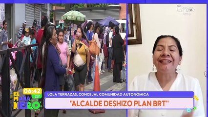 SCZ concejal terrazas habla sobre paro de transporte