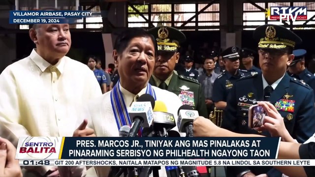 PBBM, tiniyak ang pinalakas at pinaraming serbisyo ng PhilHealth ngayong taon
