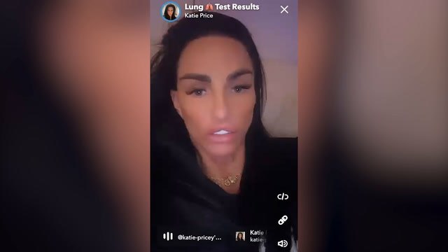 Katie Price shares health update after undergoing checks on her lungs