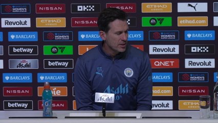 Manchester City women's head coach Gareth Taylor previews WSL Villa trip