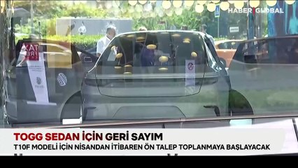 TOGG Sedan için geri sayım başladı