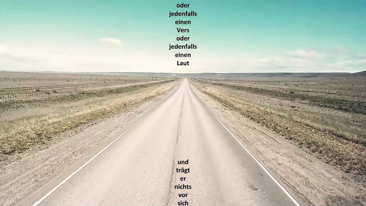 jeder Tag trägt ein Gedicht vor sich her