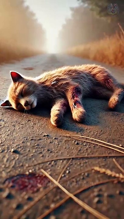 A brave rabbit saves an injured kitten from a cruel person🐰 #RabbitRescue #CuteAnimals #AnimalRescue