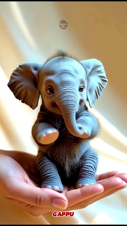 Cute Baby Elephant Playing On Human Hand #elephant #cuteanimals #animal #animallover #animalshorts