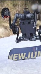 China develops robotic dog with wheels for all terrains