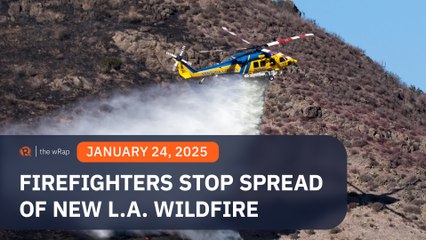 Firefighters halt advance of latest Los Angeles wildfire
