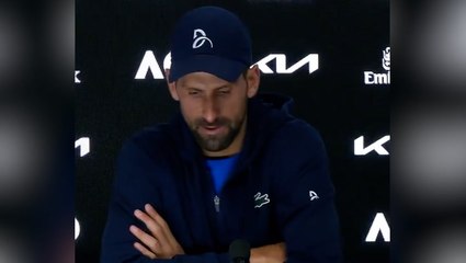 Novak Djokovic makes two-word admission after retiring from Australian Open