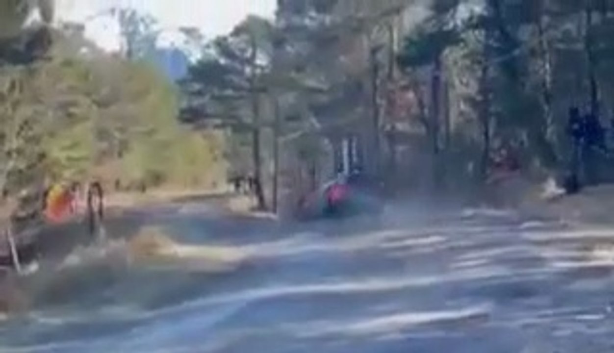 WRC 2025 Monte Carlo SS6 Tanak Big Off Amateur