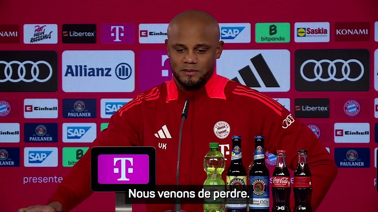 Kompany : "La réponse viendra sur le terrain"