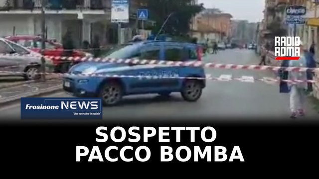 Frosinone, sospetto pacco bomba in via Mastruccia, intervengono la Mobile e gli artificieri