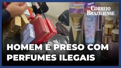 Homem é preso em flagrante com carga de perfumes irregular no DF