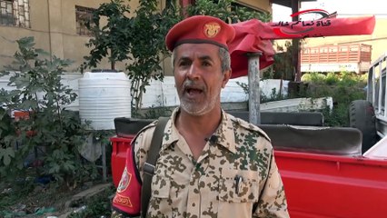 اتلاف ادوية مهربة ومجهولة الهوية بتعز-1