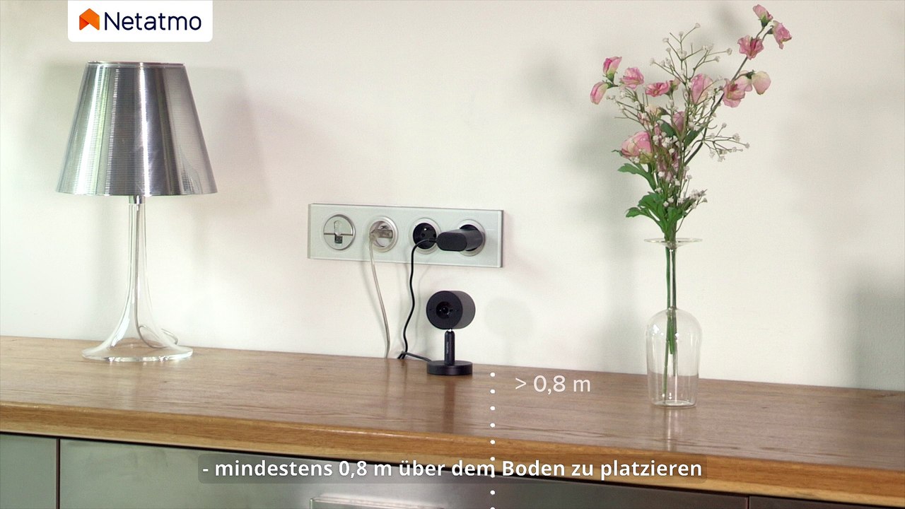 So installieren Sie Ihre Innenkamera Advance von Netatmo eigenhändig