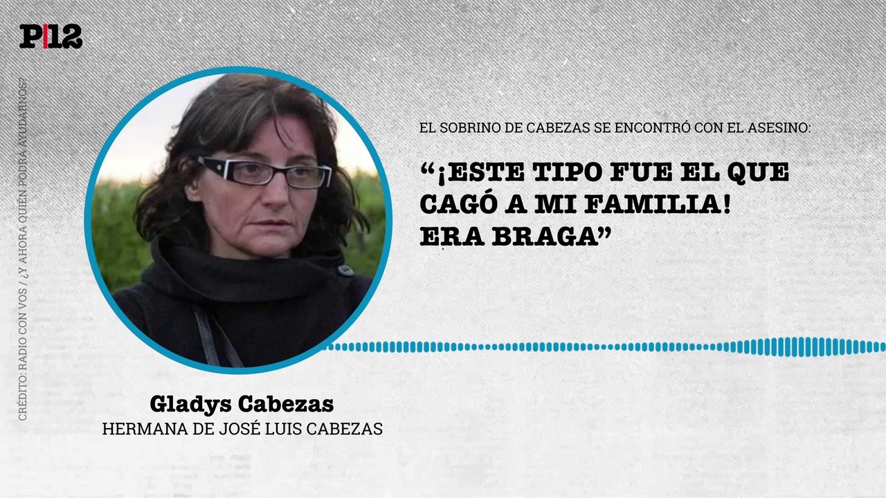 Gladys Cabezas relató el encuentro casual entre su hijo y el asesino de José Luis Cabezas en un recital en Baradero