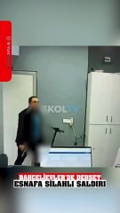 Bahçelievler’de bir saldırgan, girdiği işyerindeki esnafa kurşun yağdırdı. #sondakika #bahcelievler