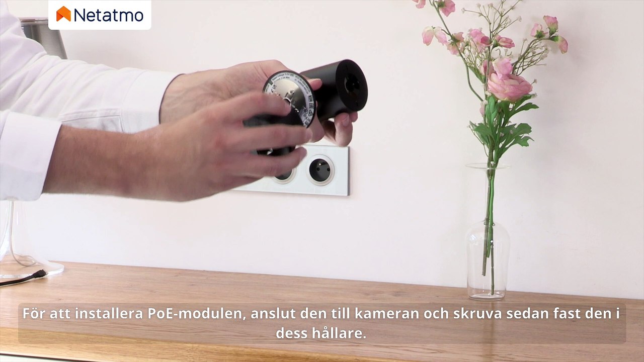 Så här installerar du din Netatmo Inomhuskamera Advance med hjälp av Power over Ethernet