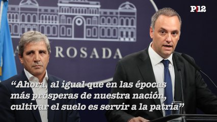 “Cultivar el suelo es servir a la patria”: Adorni presentó el anuncio de baja de retenciones al sector agropecuario