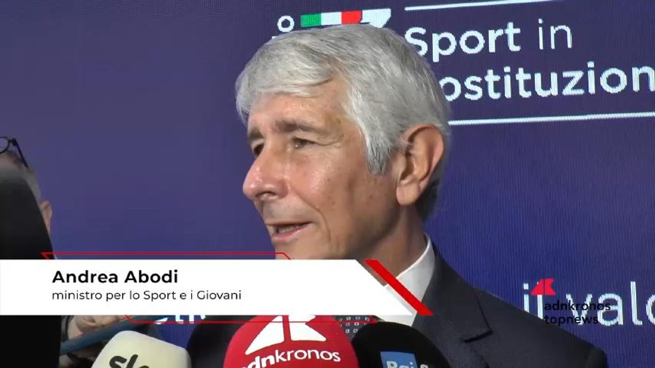 Rapporto Sport 2024, ministro Abodi: “Ciò che rappresentano questi numeri è il benessere delle persone”