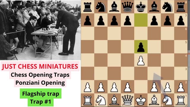 Chess Opening Traps. Ponziani Opening