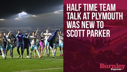 Half time team talk against Plymouth was a first for Scott Parker