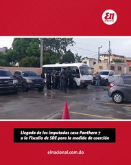 Llegada de los imputados del caso Panthera 7