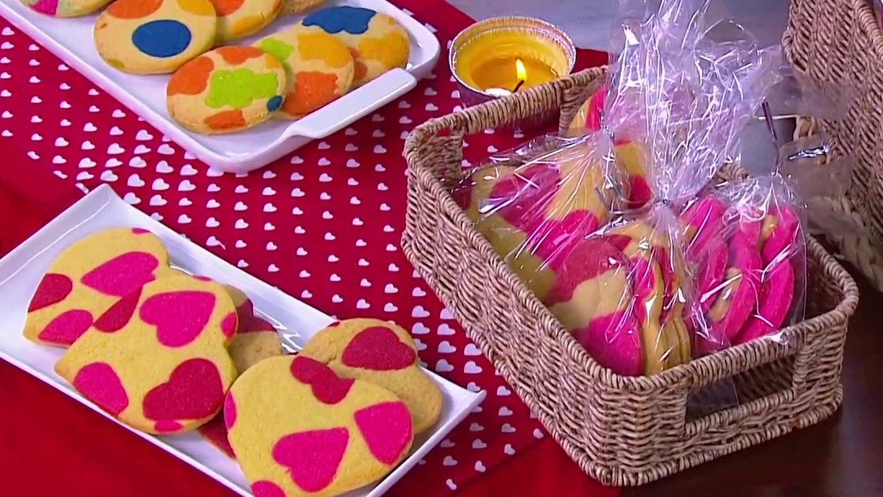 Elabore deliciosas galletas impresas para San Valentín