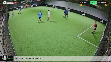 Faute de Lucas B - Fc Pinte