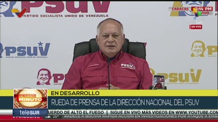 Cabello: La extrema derecha siempre ha apostado por la violencia
