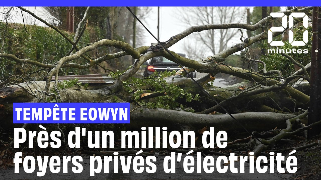 Météo : La tempête Eowyn frappe l'Irlande et le Royaume-Uni avec des vents records