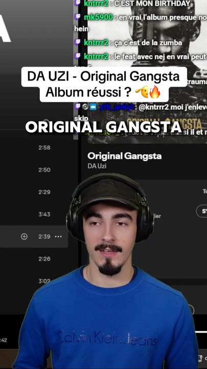 Mon avis sur l’album de Da Uzi, ton album en quelques mots? 🔥