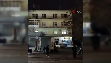 Konya’da Bina Çöktü O Anlar Kameraya Yansıdı