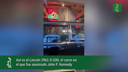 Así es el Lincoln 1961 X-100, el carro en el que fue asesinado John F. Kennedy