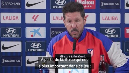 Atlético - Simeone veut que son fils continue à s’améliorer et à marquer plus de buts