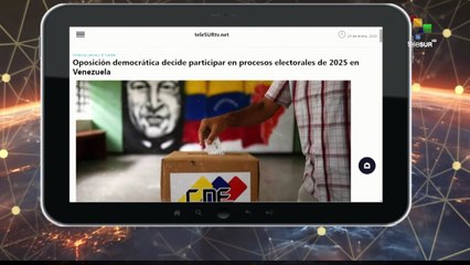 OPOSICIÓN DEMOCRÁTICA DECIDE PARTICIPAR EN PROCESOS ELECTORALES DE 2025 EN VENEZUELA