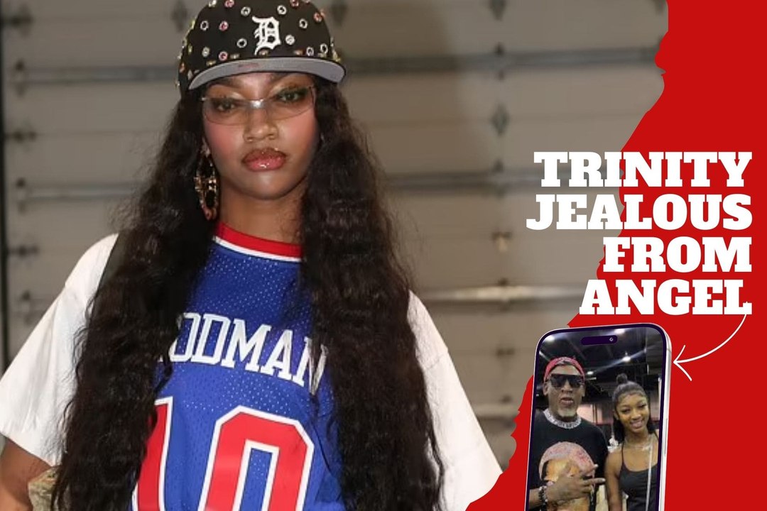 Wish i was her! Angel Reese and Dennis Rodman together makes Rodman's daughter really jealous