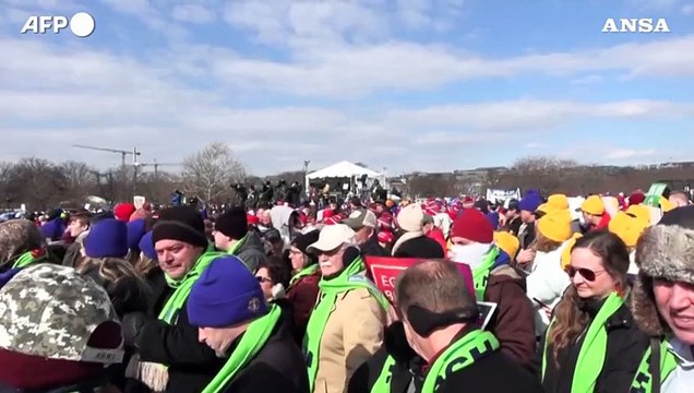 Usa, in migliaia a Washington partecipano alla Marcia per la vita