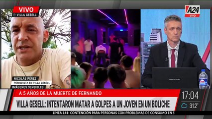 🔴 GESELL: BRUTAL ATAQUE A UN JOVEN EN UN BOLICHE