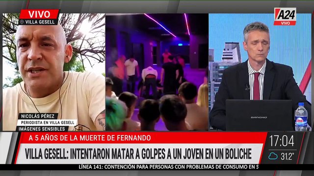 🔴 GESELL: BRUTAL ATAQUE A UN JOVEN EN UN BOLICHE