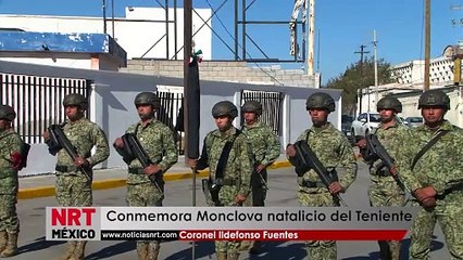 Conmemora Monclova natalicio del Teniente Coronel Ildefonso Fuentes