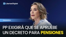 El PP lanzará campaña de firmas para exigir al Gobierno un decreto de subida de pensiones