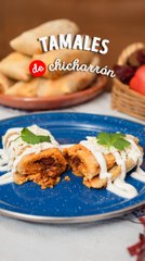 Cómo hacer tamales de chicharrón prensado, receta fácil