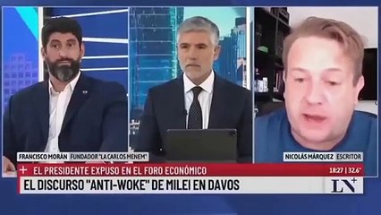 La escandalosa comparación de Nicolás Márquez, el biógrafo de Milei