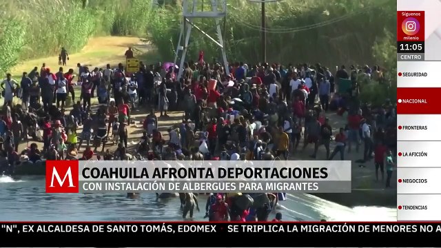 Coahuila afronta deportaciones con instalación de albergues para migrantes